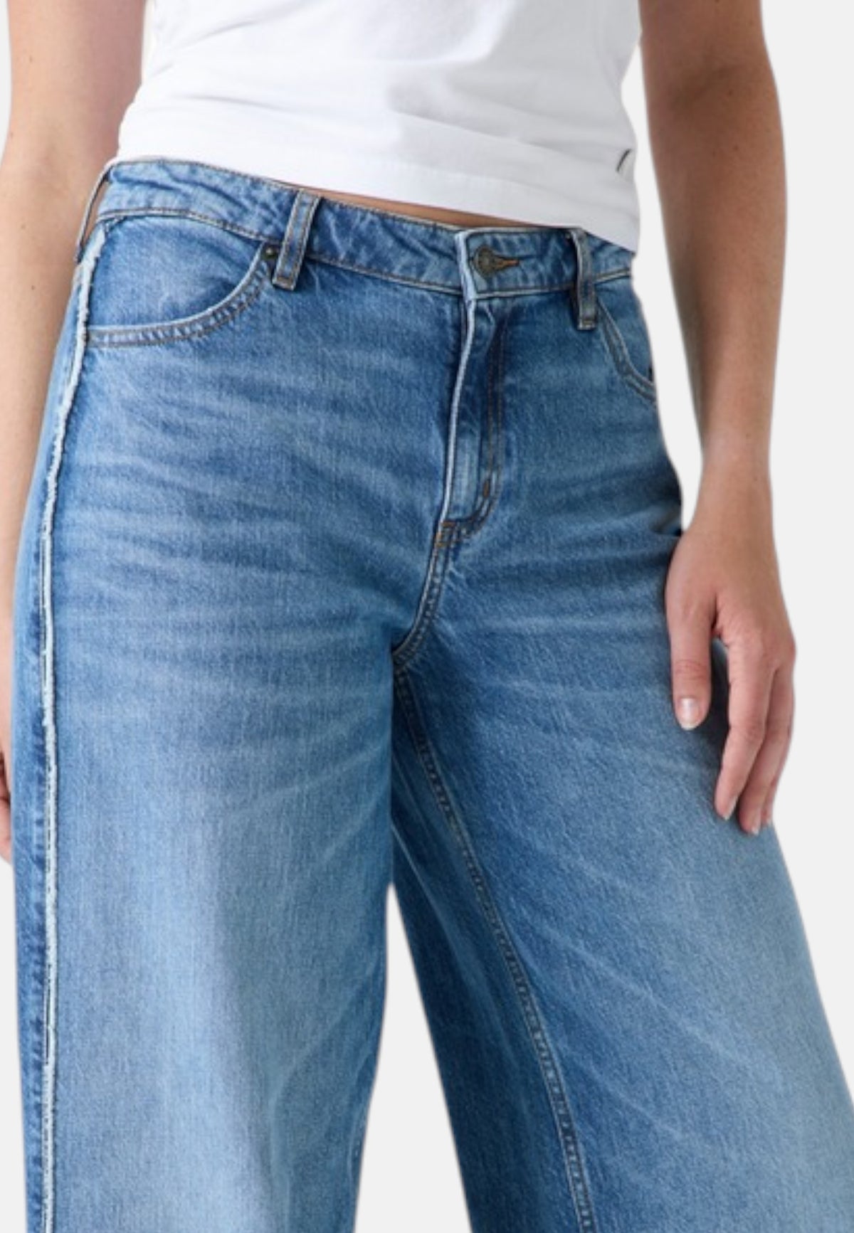 Jeans Wide Leg Donna Guess Seamside Gj G11 W6BA18D1795