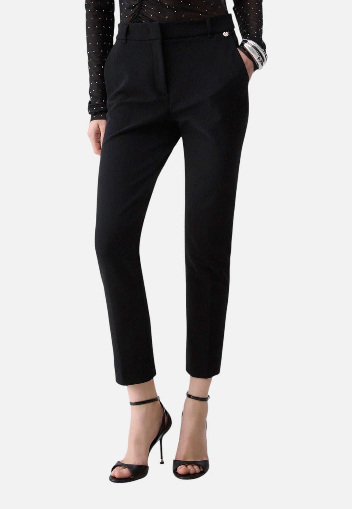 Pantaloni Tuta Donna Liu Jo In Jersey Cigarette  CF6290J3994