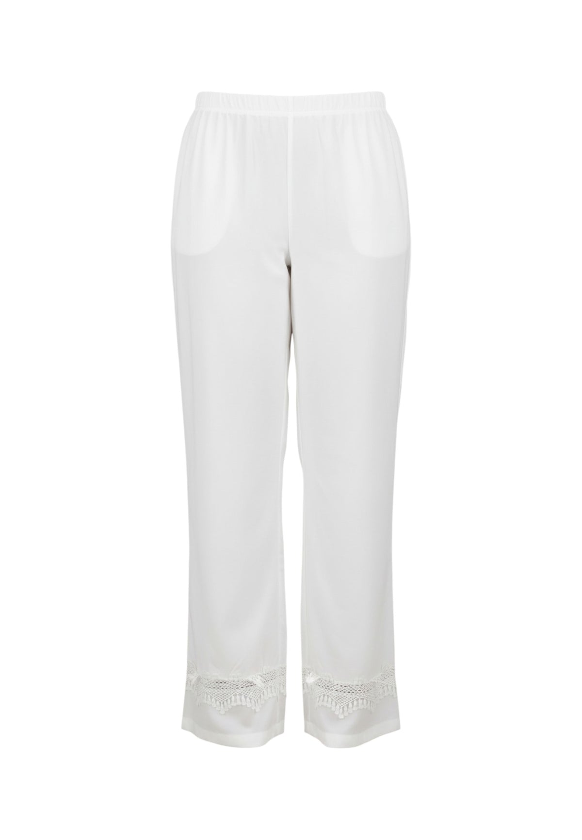 Pantaloni  Donna White Wise A Palazzo  WW28224