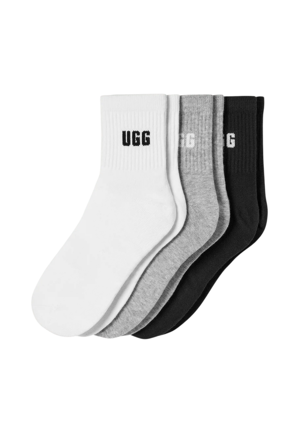 Calze  Donna Ugg  W Quinlin Logo Quarter 3 Pack 1181412