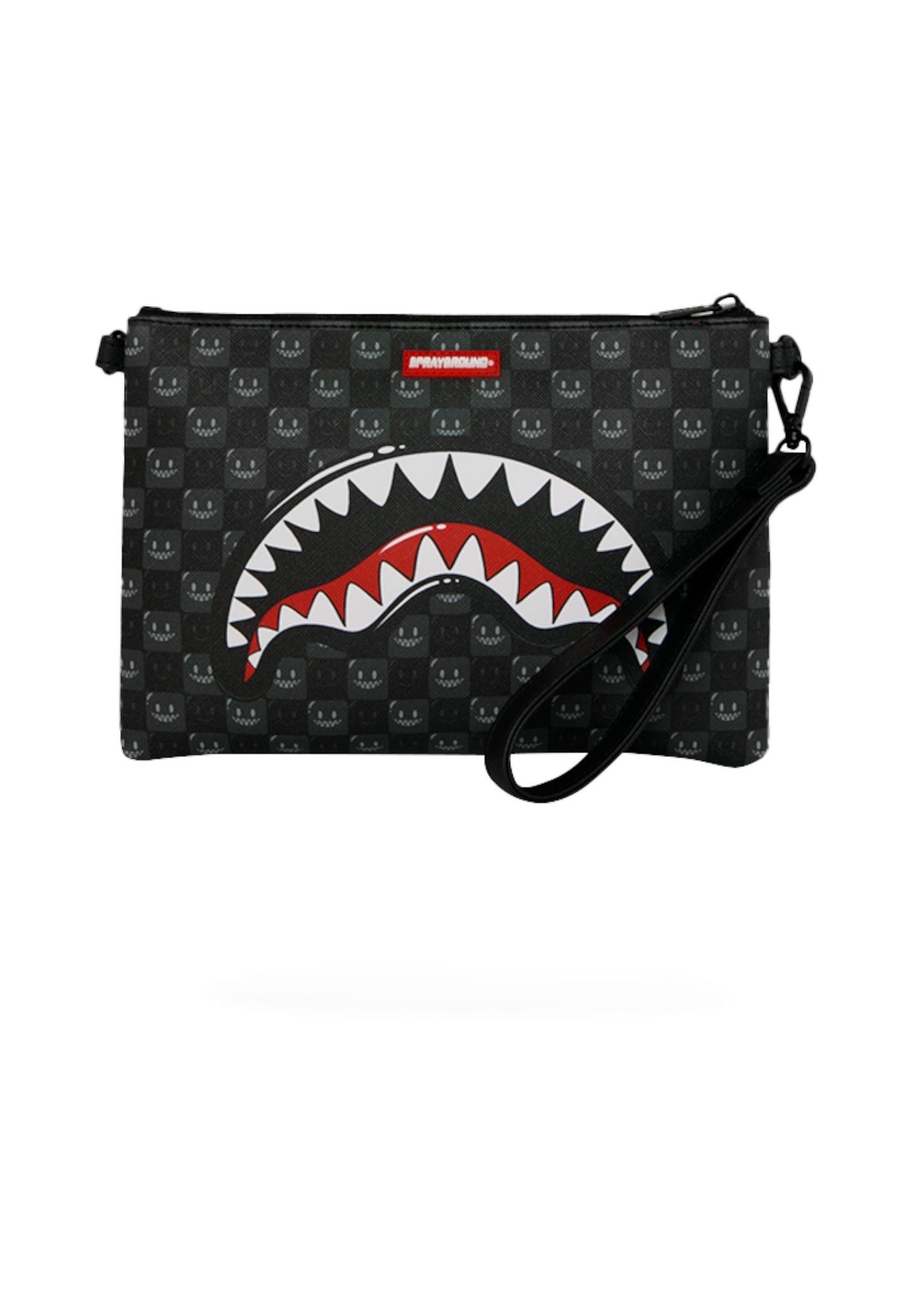 Borsa A Tracolla Unisex Sprayground  Sharks In Paris Wtf Bubbly Black Check 910B9318NSZ