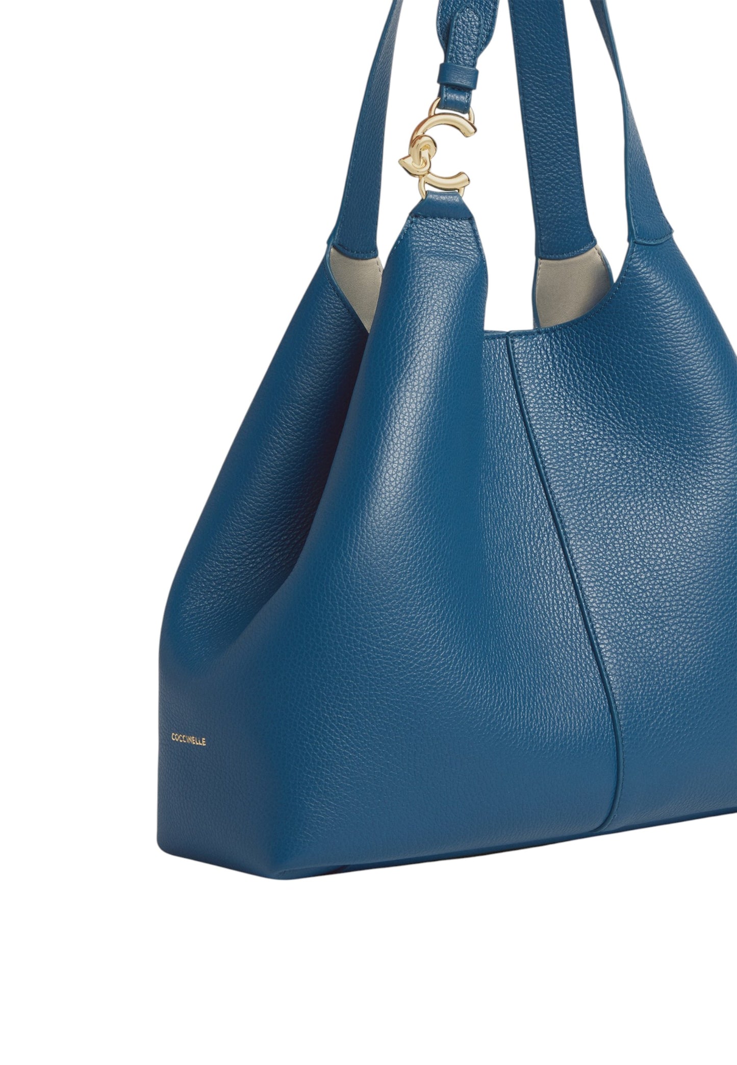Borsa A Spalla Donna Coccinelle In Pelle Martellata Coccinelle C-Easy Large E1SHA110101