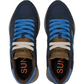 Sneakers Basse Uomo Sun68 Stile Running, Nylon E Suede, Maxi Logo Jaki Winter Z46125