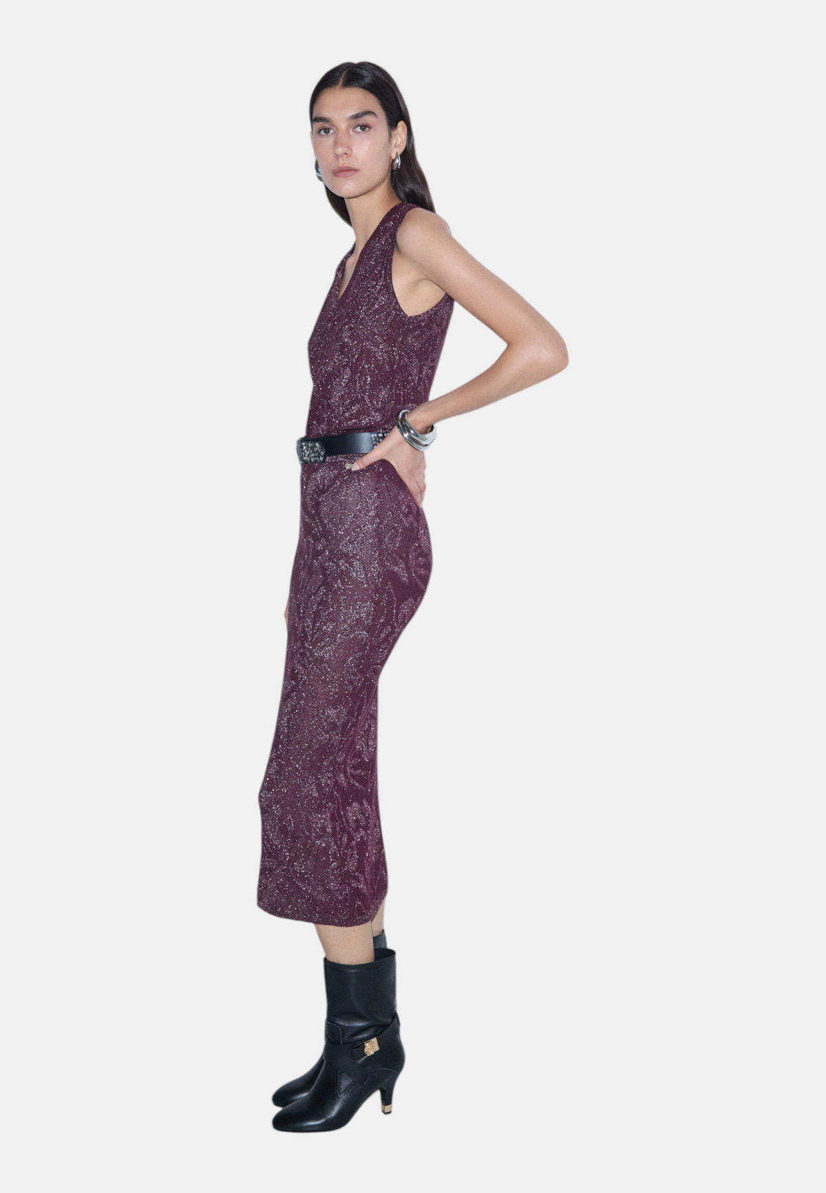 Stivaletti Con Tacco Donna Liu Jo In Pelle E Cinturino Gioiello Blake 02 SF6025PX885
