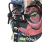 Borsa A Spalla Donna Desigual  Bag Graffiato Blue Lifta 2.0 26WAXA36