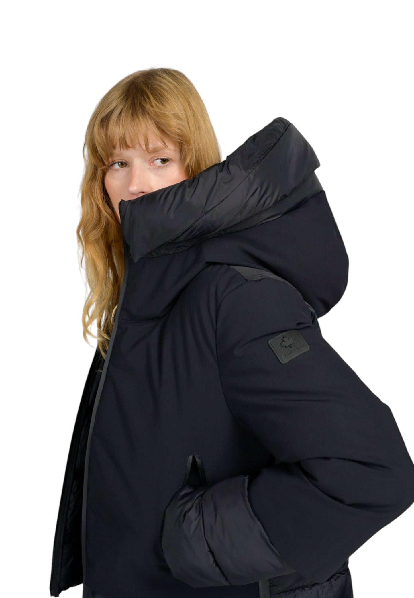 Piumino Corto Donna Canadian Con Cappuccio Becancour Short CN.G224110W