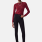 Maglia A Girocollo Donna Liu Jo Traforata Con Motivo Geometrico  WF6239MS99E