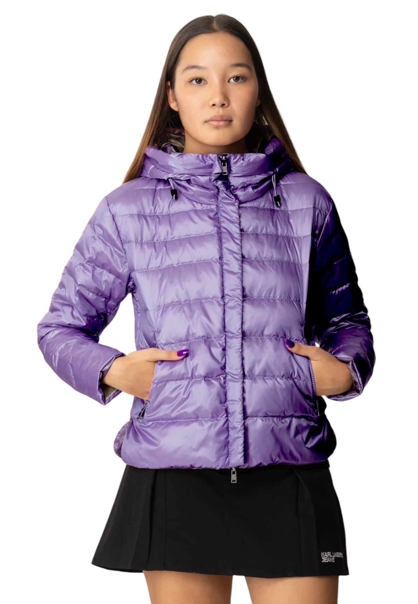 Piumino Corto Donna People Of Shibuya Reversibile  ACHIEPM839
