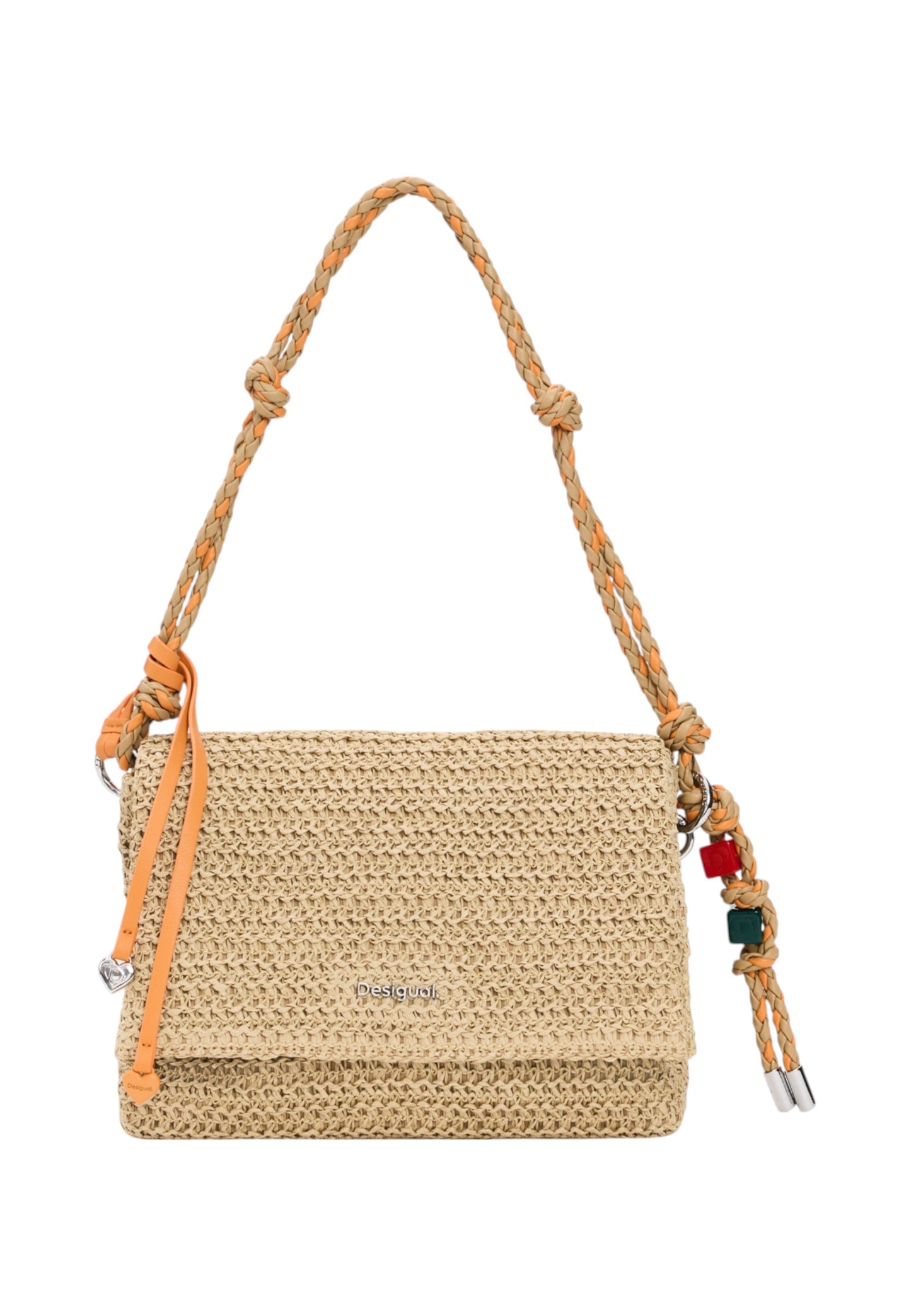 Borsa A Spalla Donna Desigual  Half Logo Raffia Venecia 26SAXO03