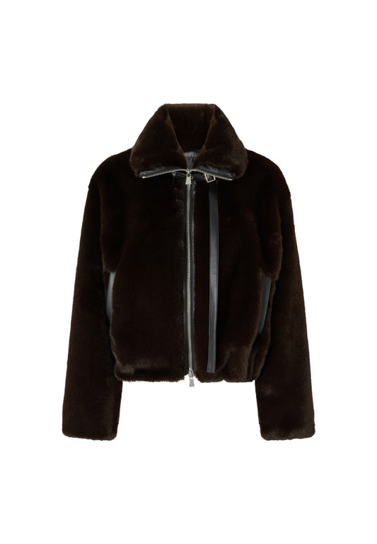 Pelliccia Sintetica Donna Pinko Blouson Similvisone Estebana 106013A1ZM