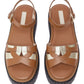 Sandali Platform Donna Liu Jo In Pelle Di Vitello Con Dettagli Metallizzati Bessie 01 SA6159PX026