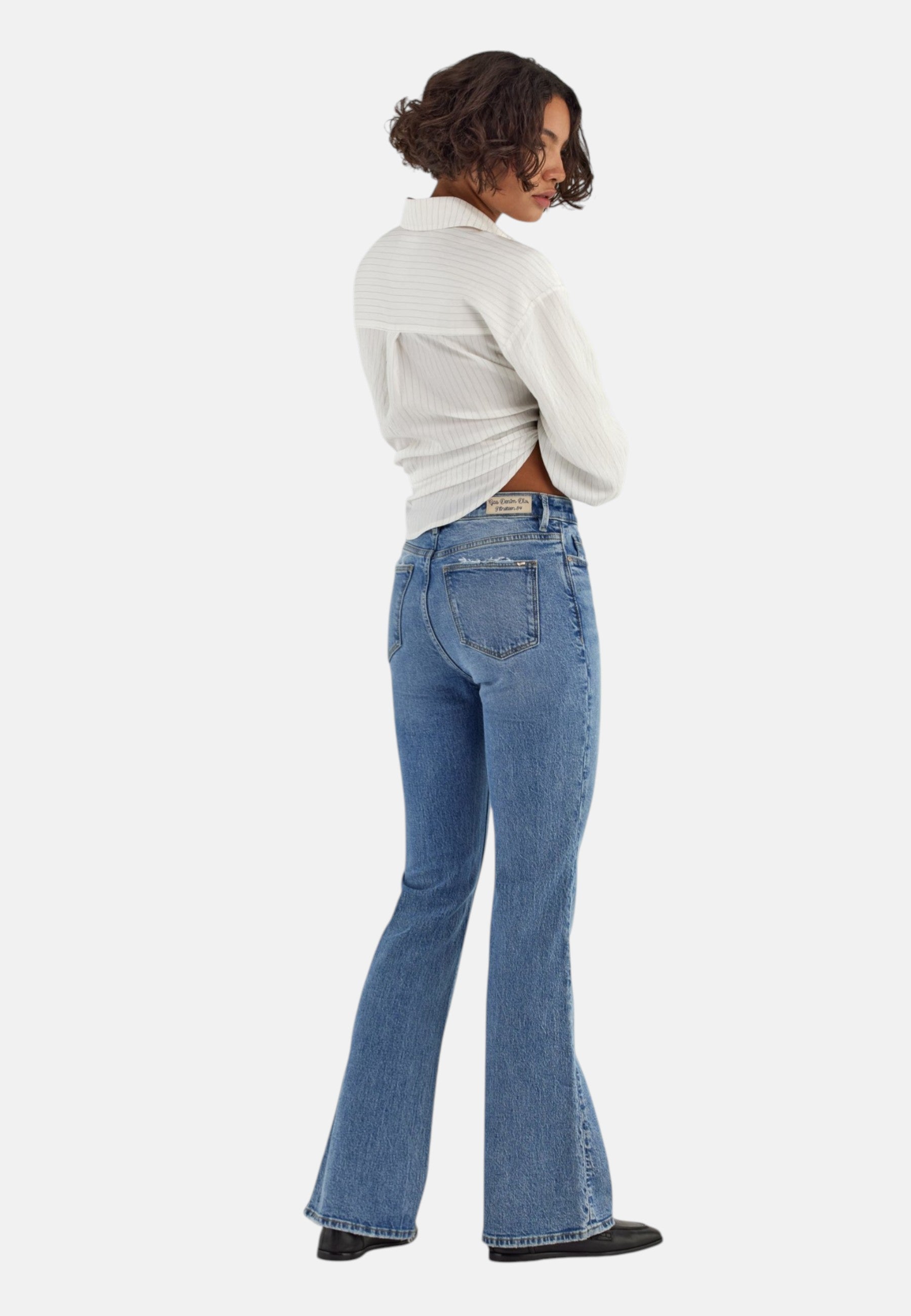 Jeans Flare Fit Donna Gas Stone Wash Medium Camilia Z B 355045031460