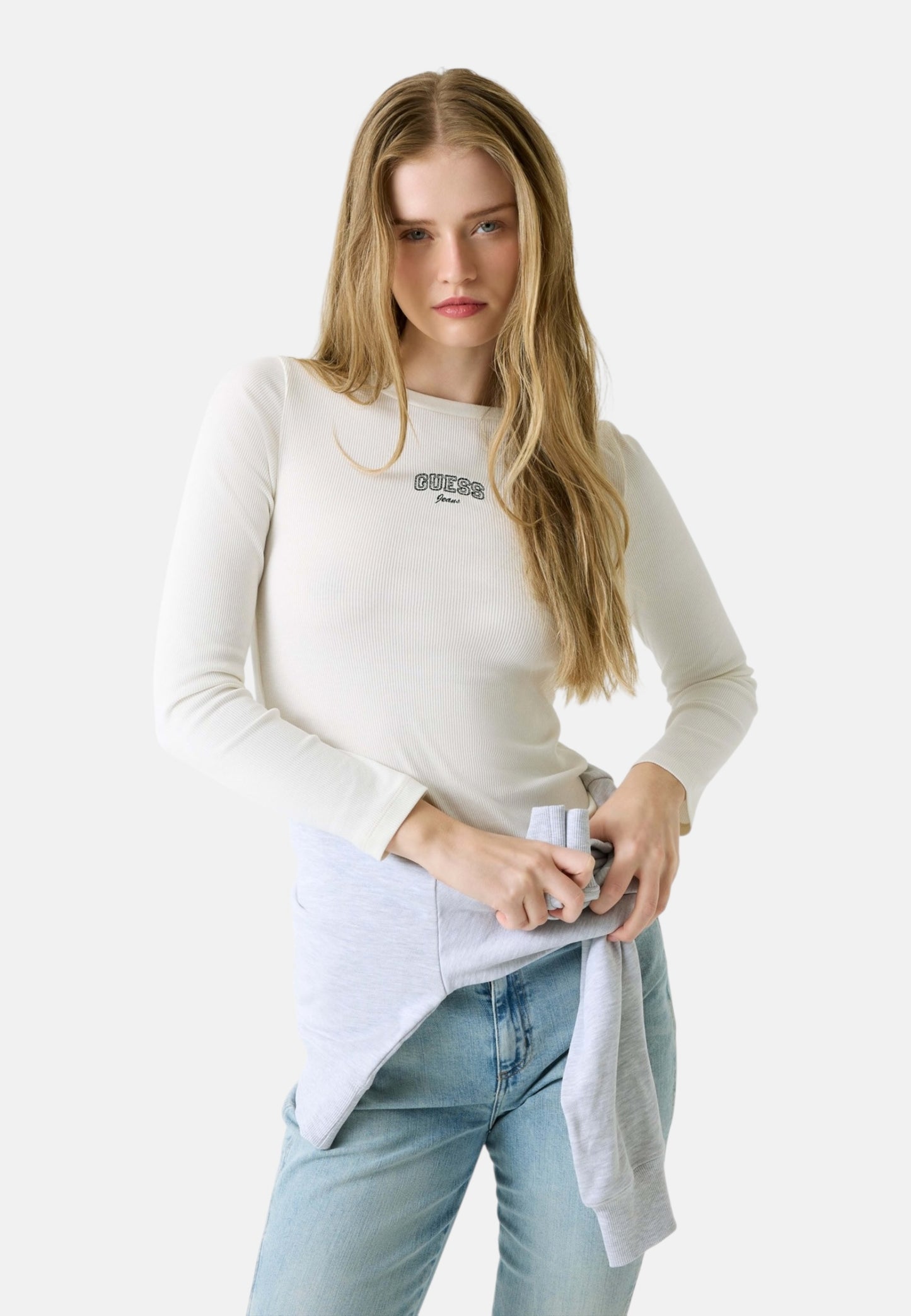 T-Shirt Manica lunga Donna Guess Slim Gj Embro W6RP22KA0H1