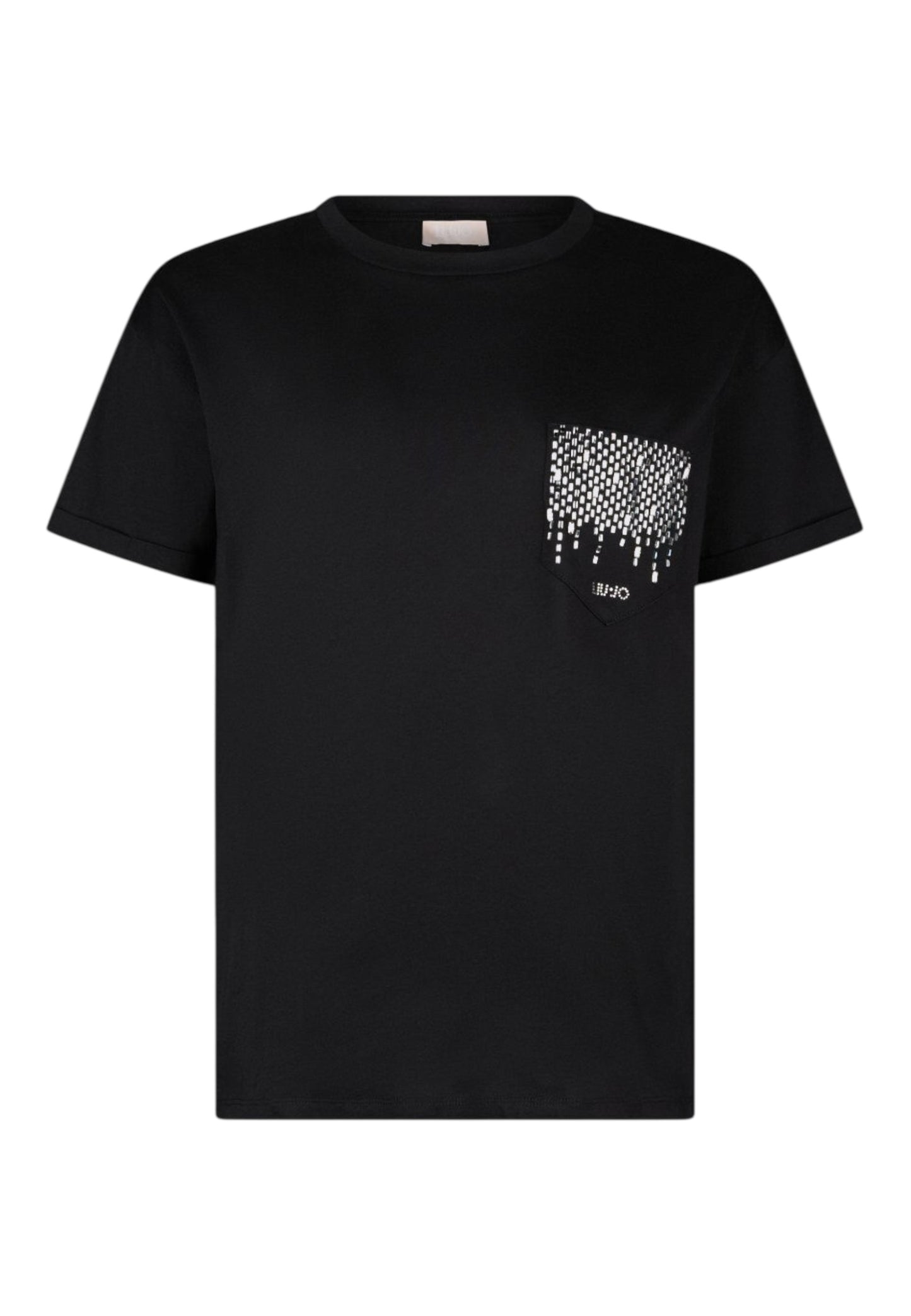 T-Shirt Manica Corta Donna Liu Jo Liujo Mirror Br Eco Line WA6372JS923
