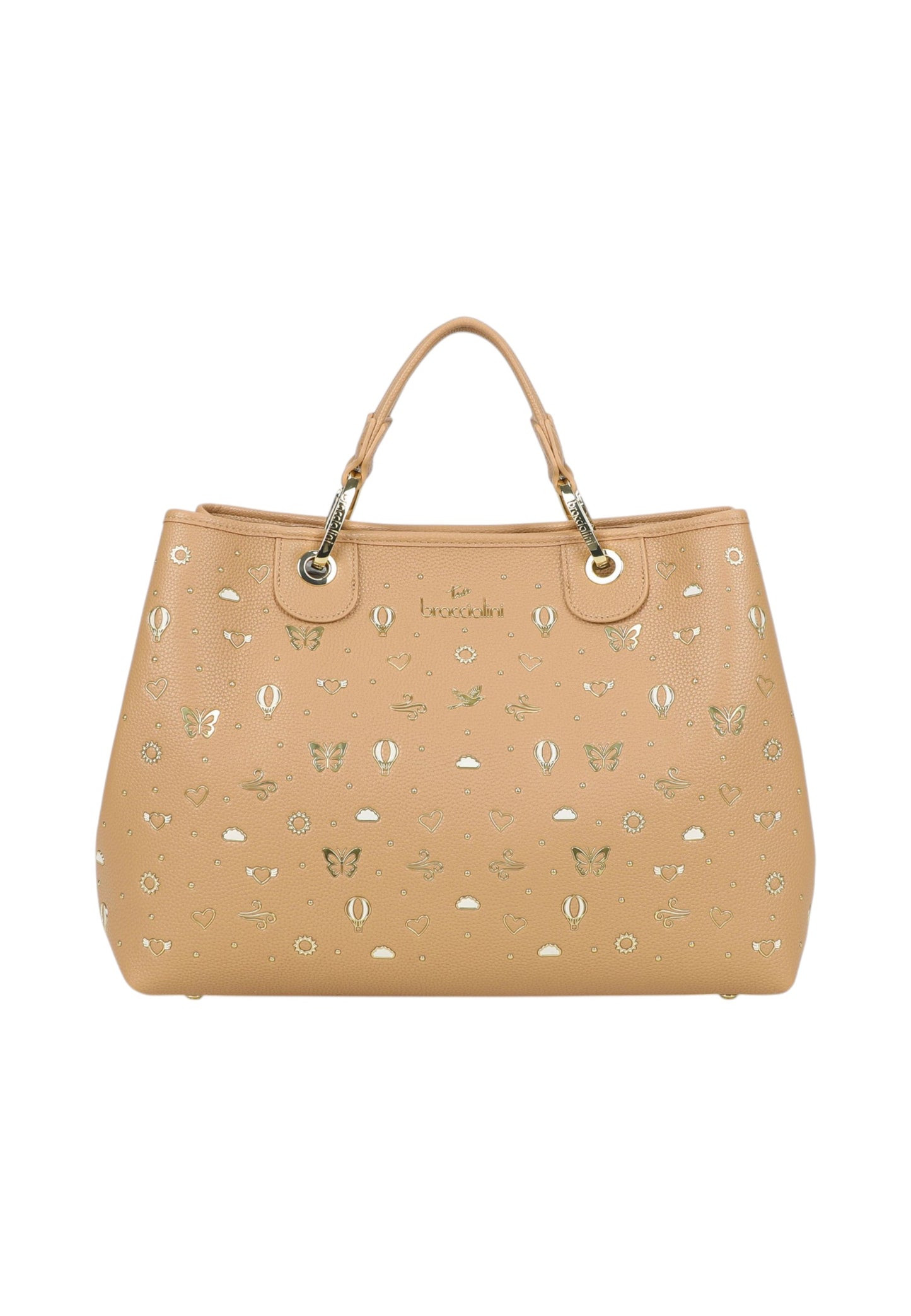 Borsa A Mano Donna Braccialini Large Con Doppio Manico Con Tracolla Beth Strass B18880YY