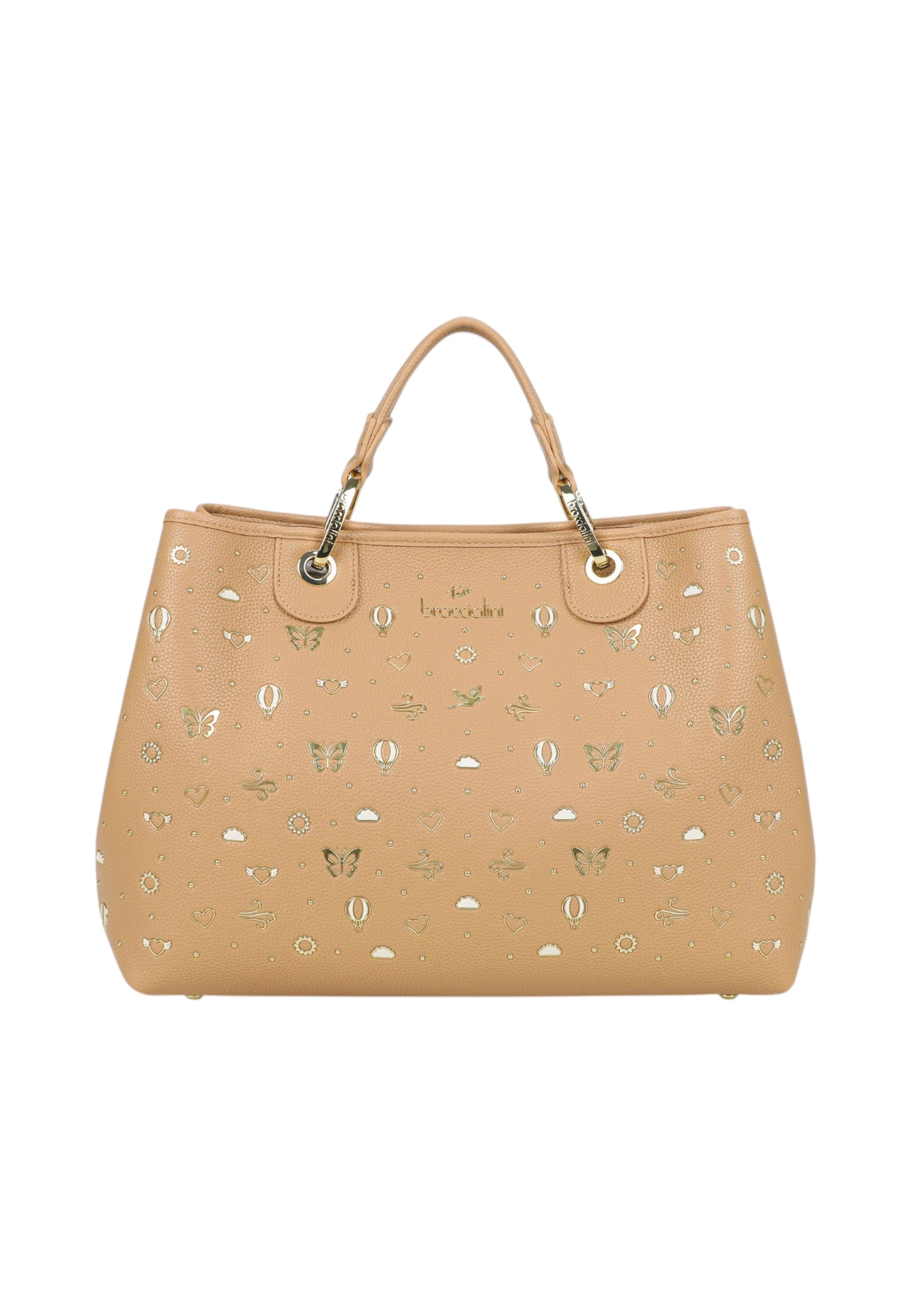 Borsa A Mano Donna Braccialini Large Con Doppio Manico Con Tracolla Beth Strass B18880YY