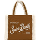 Borsa A Mano Donna Mc2 Saint Barth Logo Sul Davanti, Doppi Manici, Il Logo Saint Barth Sul Davanti Colette Shearling COL0031