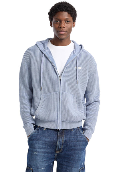 Cardigan  Uomo Guess Con Zip E Cappuccio Gj M5YR20Z3P41