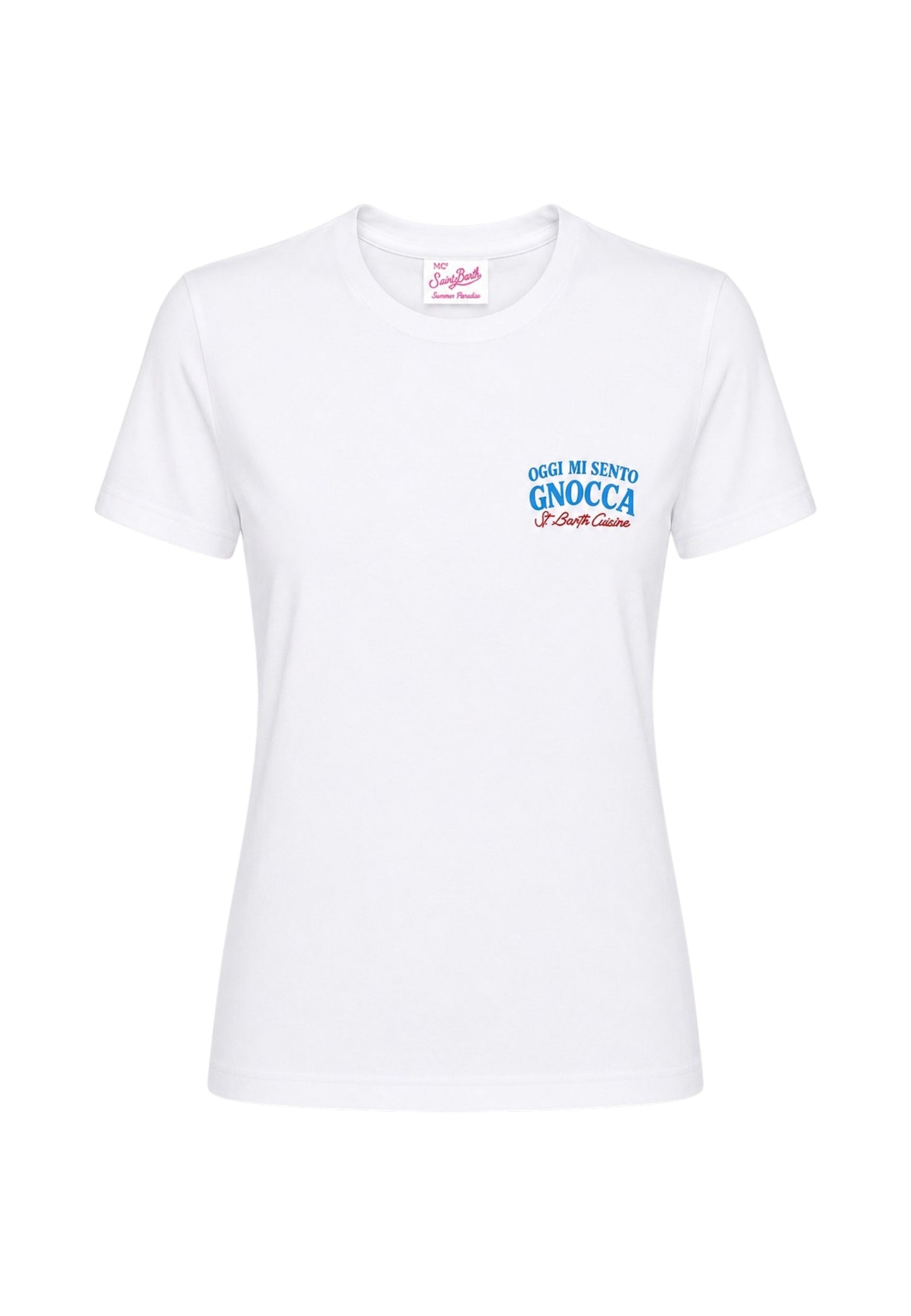 T-Shirt Manica Corta Donna Mc2 Saint Barth Sento Gnocca Emilie EMI0001