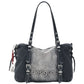Borsa A Spalla Donna Desigual  Bag Half Logo Denim Lanuza 26WAXD06