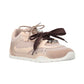 Sneakers Basse Donna Pinko In Pelle Di Vitello/Mesh/Camoscio Bovino Con Lacci Doppi, Cristallo E Charm Yulia 01 SS0185P020