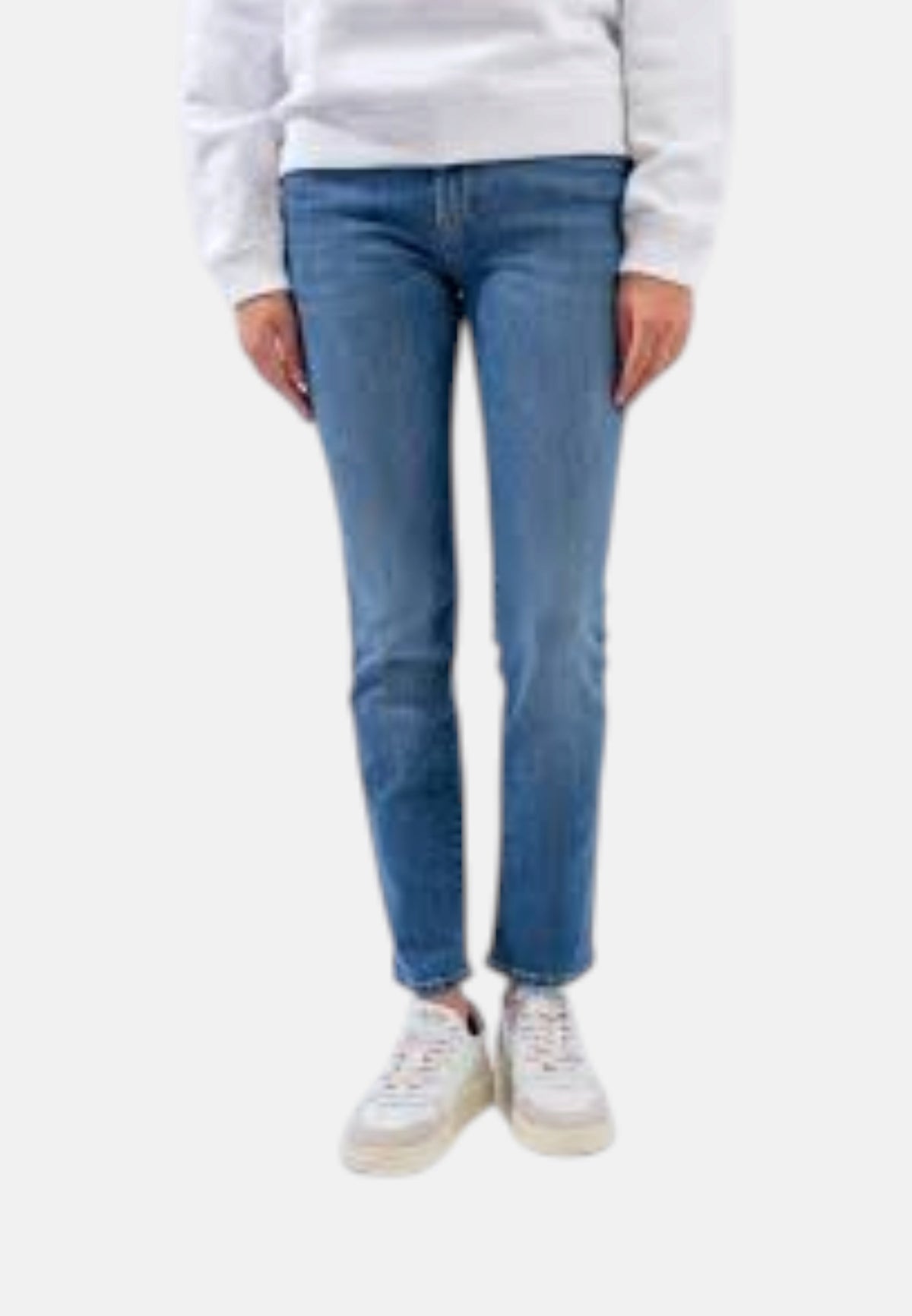 Jeans Slim Fit Donna Roy Roger's Denim di cotone elasticizzato, lavaggio Elodie Flo High RND207CE082288