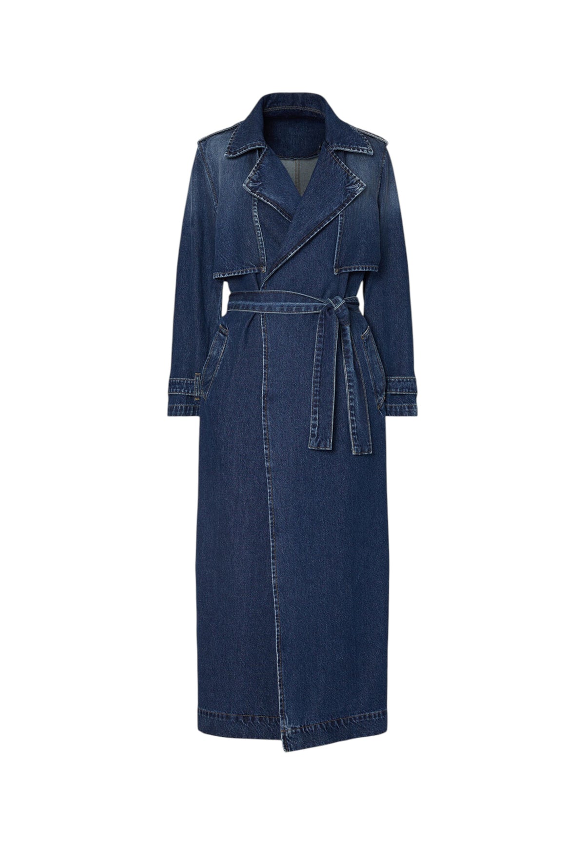 Cappotto Trench Donna Liu Jo In Denim  UF6503D0398