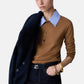 Maglia A Girocollo Donna Liu Jo Con Colletto A Camicia A Contrasto  WF6452MA16R