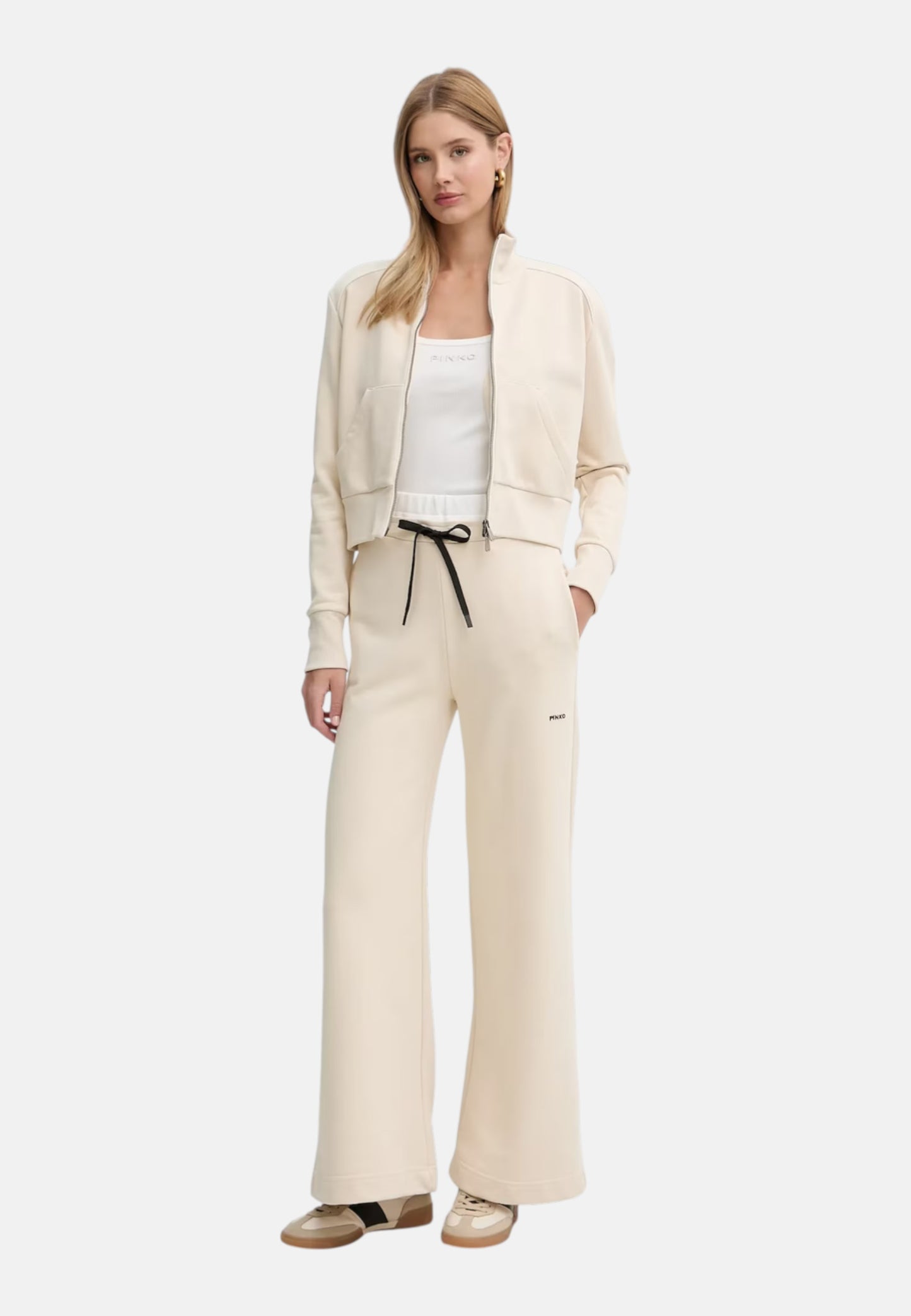 Top  Donna Pinko Costina Logo Tenace 105511A338