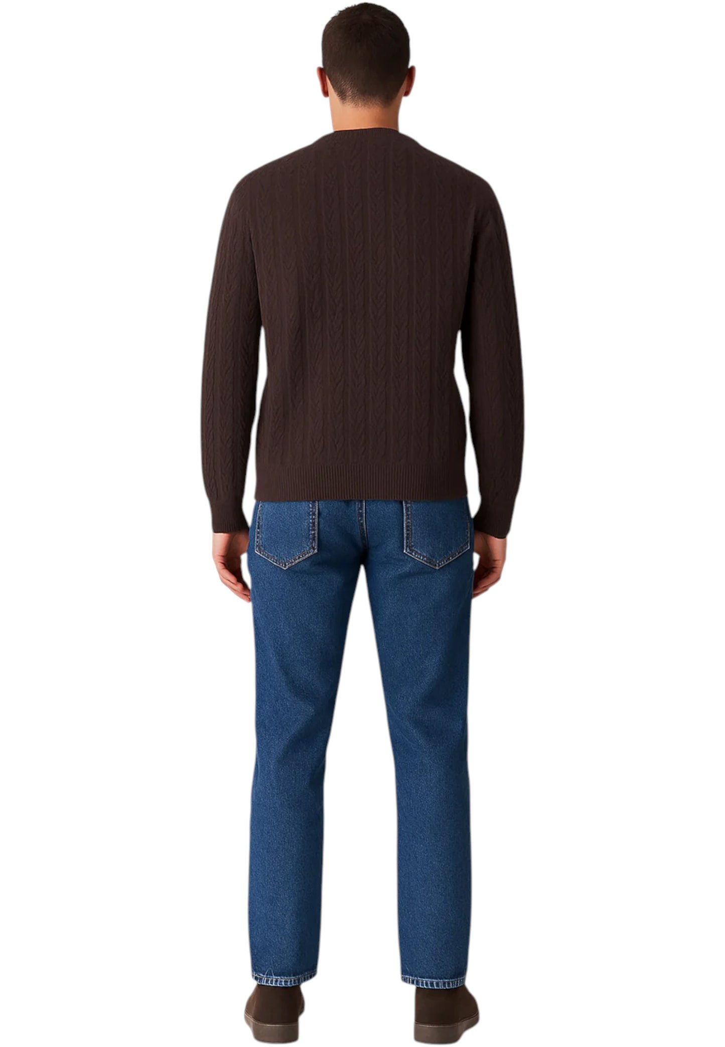 Maglione A Girocollo Uomo Guess  Ivan Chevron M5BR41Z2ZK2