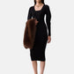 Vestito Midi Donna Liu Jo In Maglia A Coste  WF6430MA54S