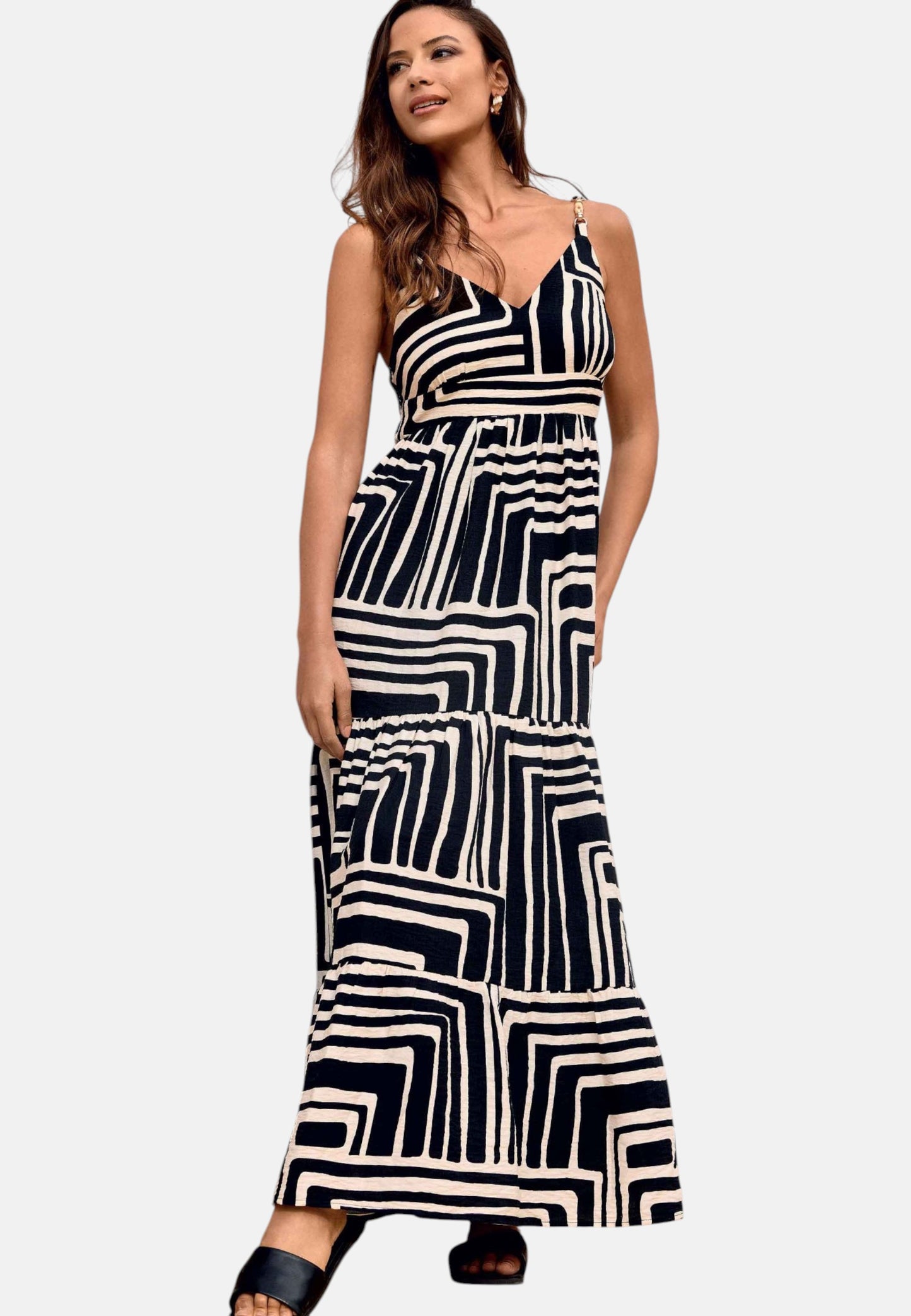 Vestito Lungo Donna Iconique Strappy Maxi Cï¿½te IC26-109