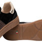 Sneakers Basse Donna Nero Giardini Tomaia in pelle, pelle scamosciata e tessuto, chiusura con lacci, pannelli laterali, suola color gomma, Made in Italy  I617425D