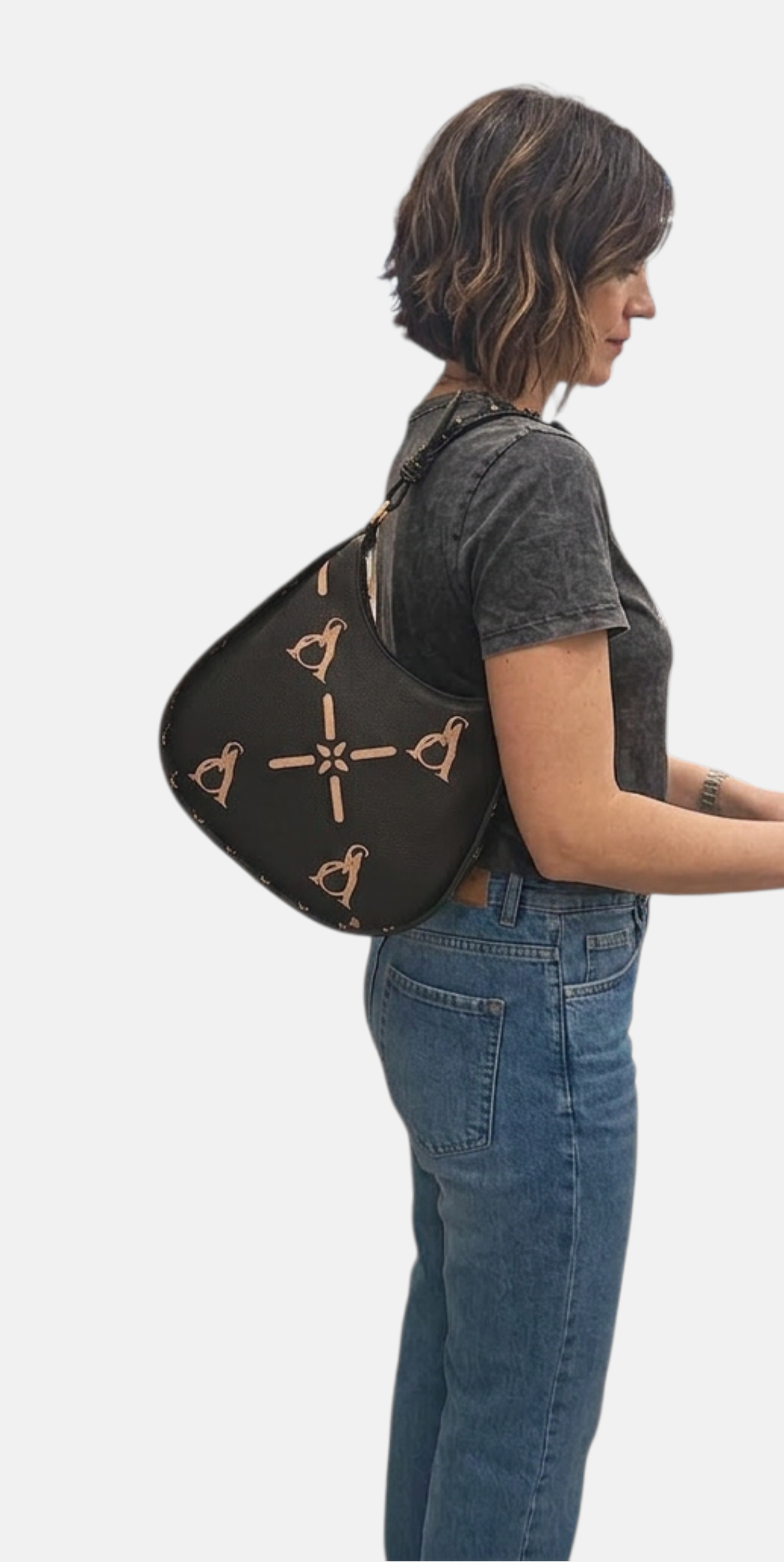 Borsa A Spalla Donna L'Atelier du Sac Hobo Milady Roxane