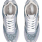 Sneakers Basse Donna Liu Jo In Camoscio Bovino/Stampato Denim Flower Liu Jo Maxi Wonder 97 BA6007PX878