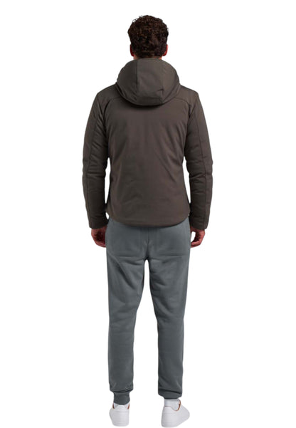 Piumino Corto Uomo Ciesse Piumini Con Cappuccio In Softshell Jayden 2.0 243CPMJ00125P2643E