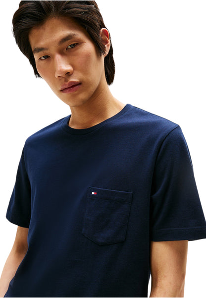 T-Shirt Manica Corta Uomo Tommy Hilfiger  Essential Solid Pock MW0MW37283