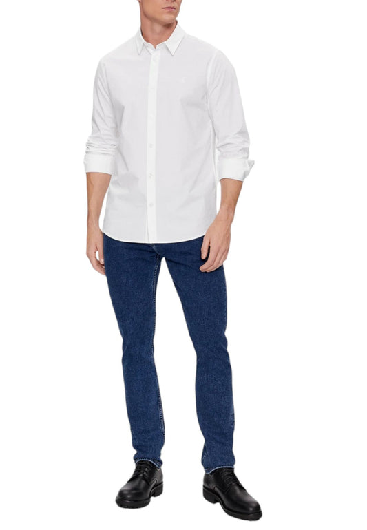 Camicia Manica lunga Uomo Calvin klein Jeans  Slim Stretch J30J324614