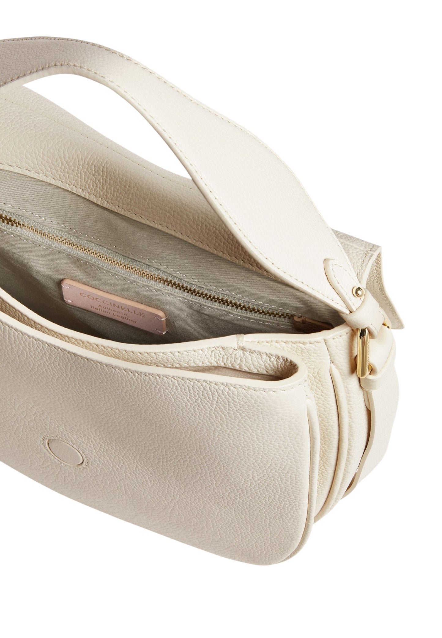 Borsa A Tracolla Donna Coccinelle In Pelle Martellata Fine Coccinelle Mavery Medium E1U7F180101