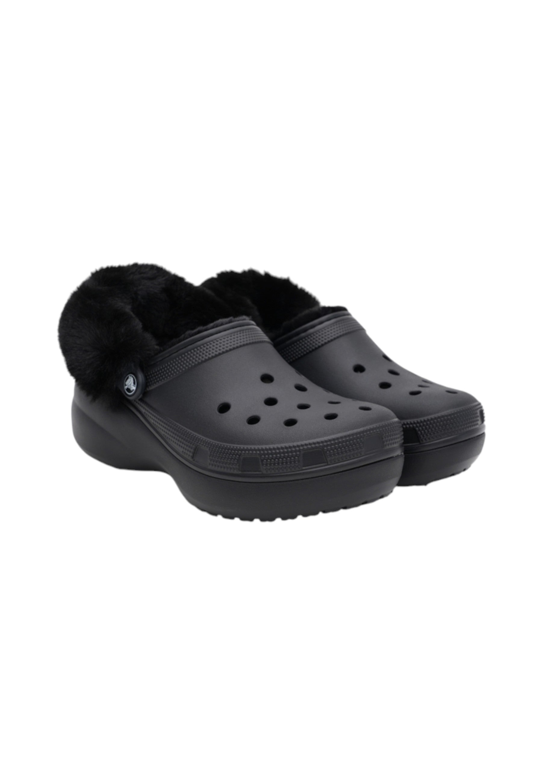 Ciabatte  Donna Crocs  Classic Platform Fuzz Lined Cg CR.212854