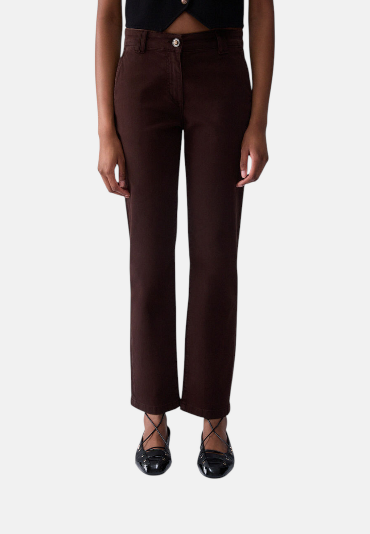 Pantaloni  Donna Liu Jo A Vita Media Cigarette Cropped WF6128T708A