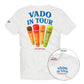 T-Shirt Manica Corta Uomo Mc2 Saint Barth Stampa/Ricamo Fronte E Retro Vado In Tour Portland PRL0002