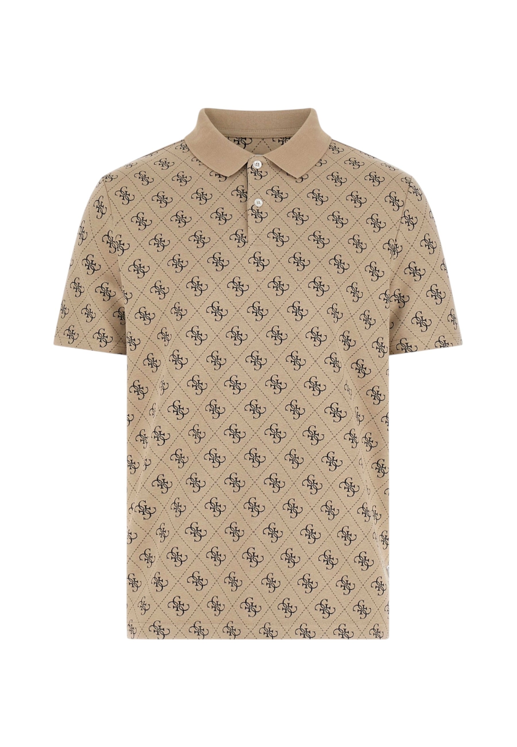 Polo Manica Corta Uomo Guess  All Over 4G Jacqaurd M6GP04K3073