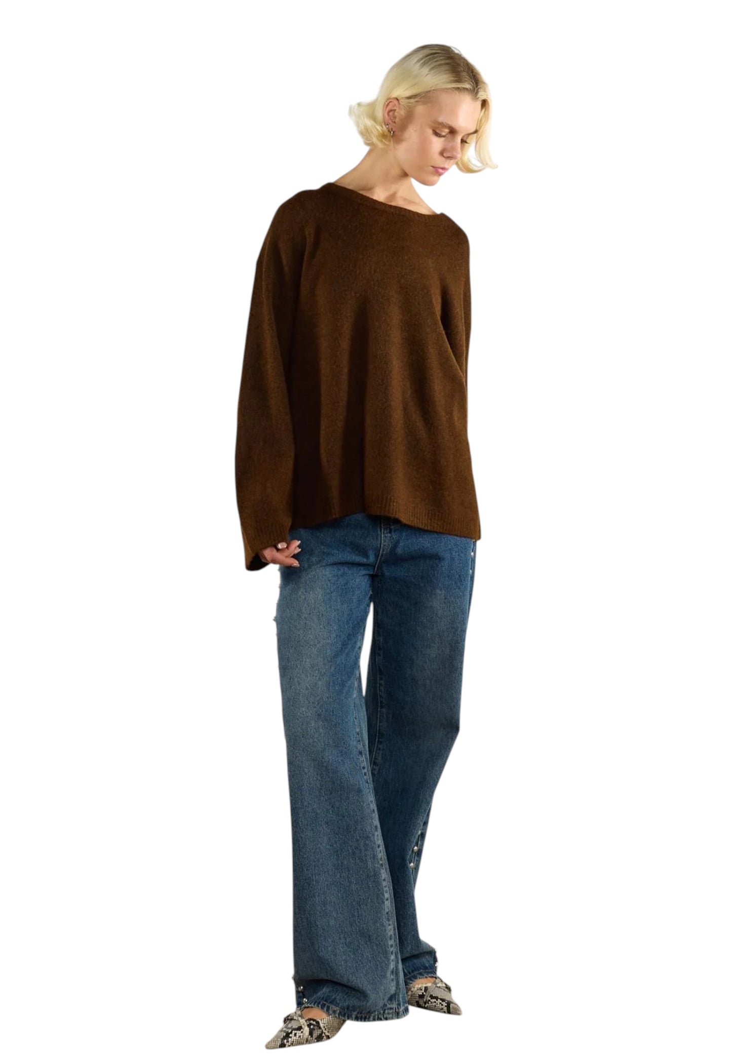 Maglione A Girocollo Donna Glamorous   KA7478