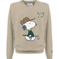 Maglione A Girocollo Uomo Mc2 Saint Barth Snoopy Golf Patch Heron HER0001