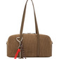 Borsa A Spalla Donna Sun68 Case Bag, Doppio Manico, Tracolla Regolabile, Chiusura Con Zip, Charm Logato Corduroy Y46220