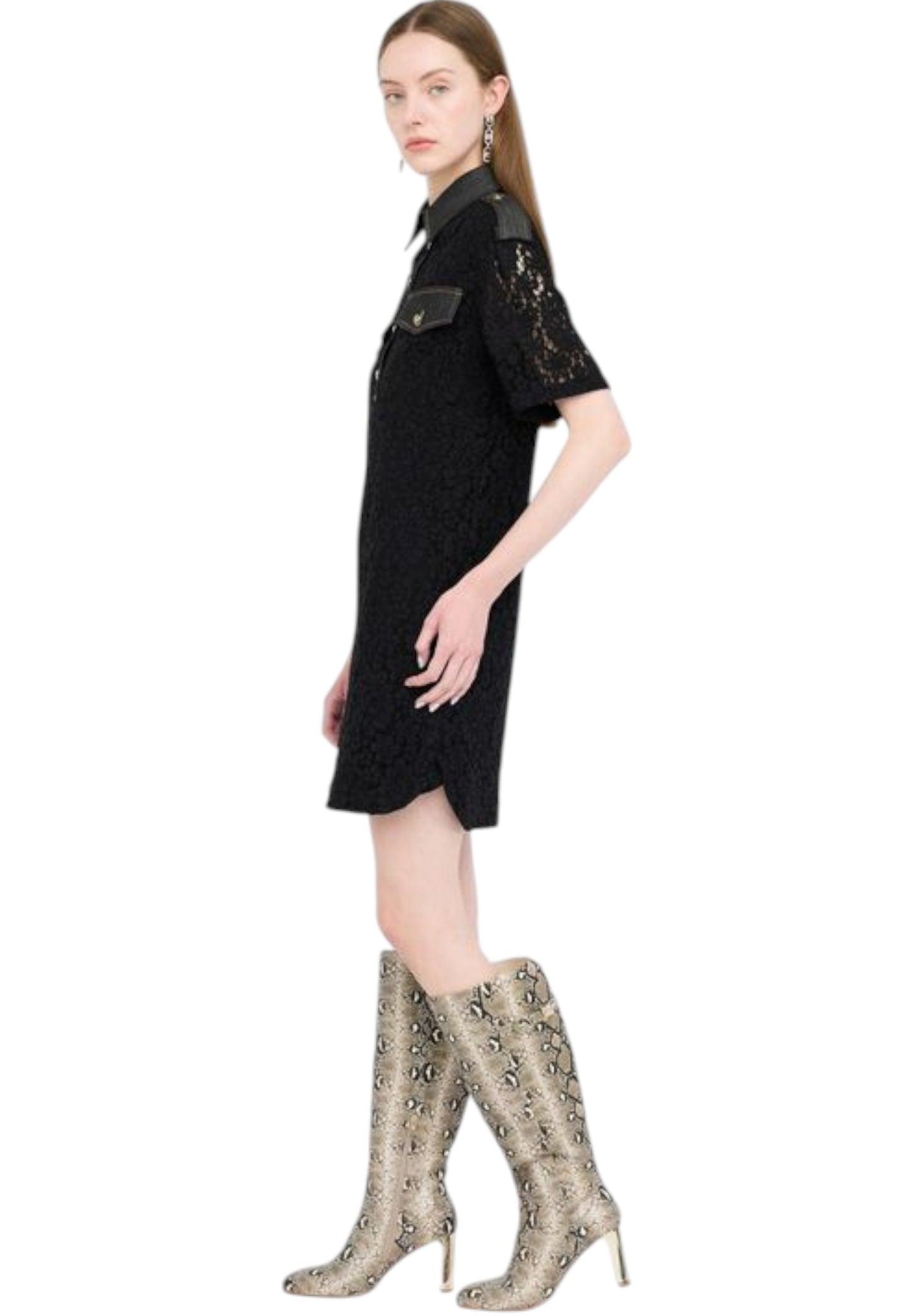 Vestito Corto Donna Liu Jo In Pizzo  UF5234J4957