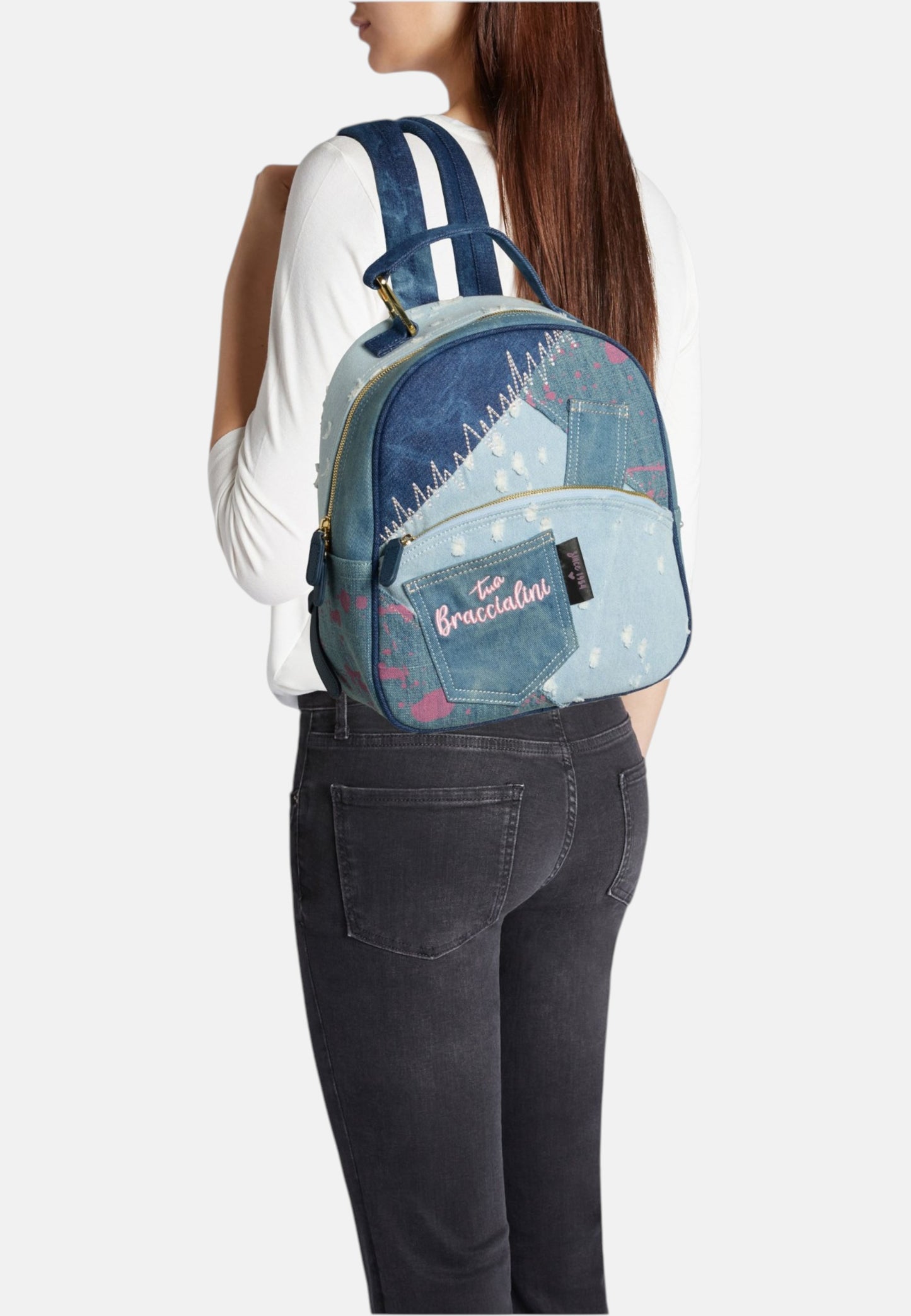 Zaino  Donna Braccialini  Amy Jeans B18824TY