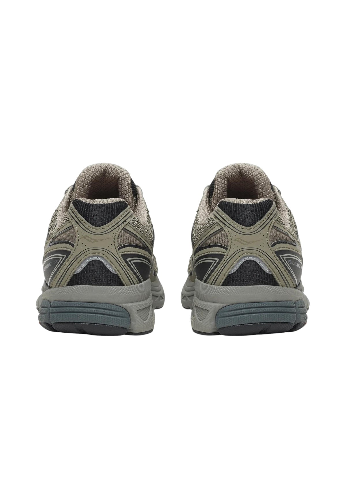 Sneakers Basse Uomo Saucony Chiusura con lacci, Tomaia in mesh traspirante, Tecnologia Power Grid, Dettagli riflettenti, Struttura leggera e ammortizzata Progrid Guide 7 S101493