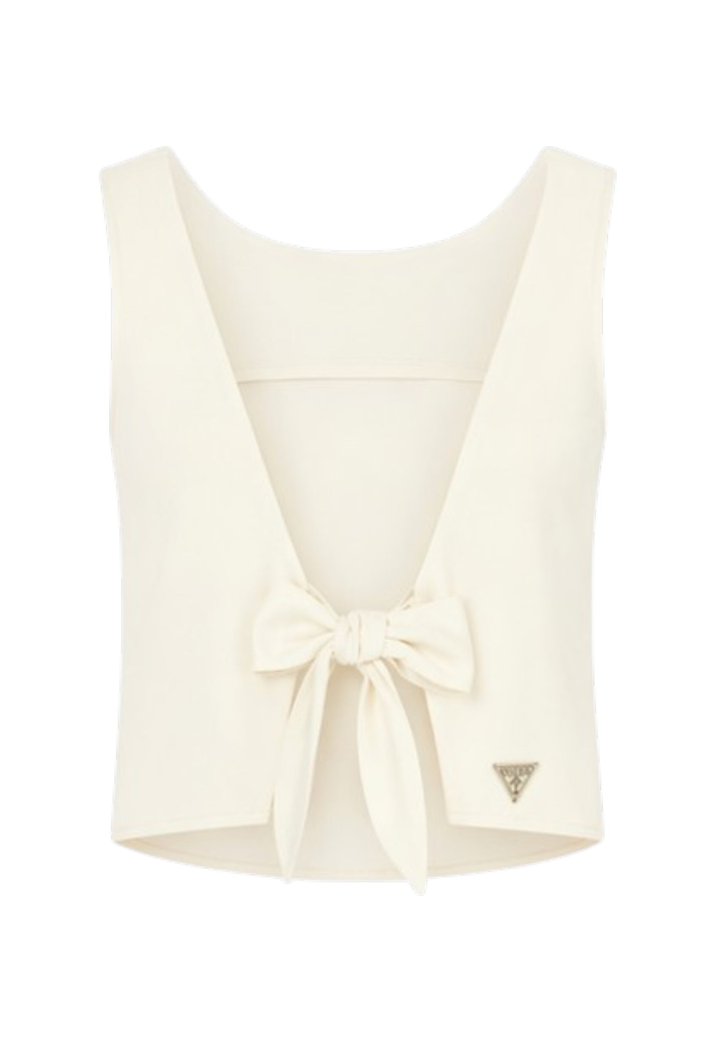 Top  Donna Guess  Zoe Leaf Knot Crop E6GH05WP232